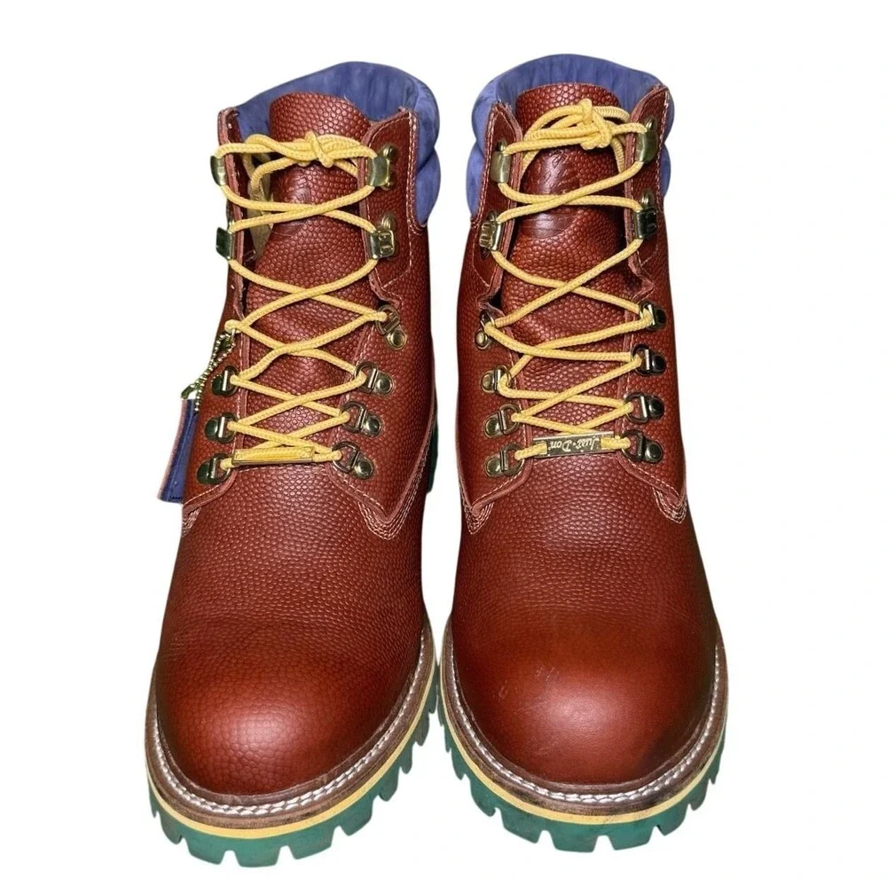 Timberland Just Don 6 Inch Boot Burgundy Multi Mens 10.5 A1UXZ Rare Basketball